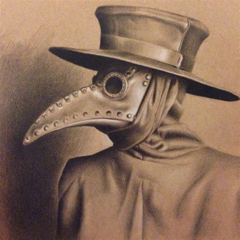 Plague Mask Drawing at GetDrawings | Free download