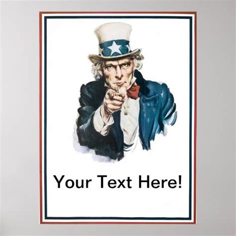 Uncle Sam Poster Template