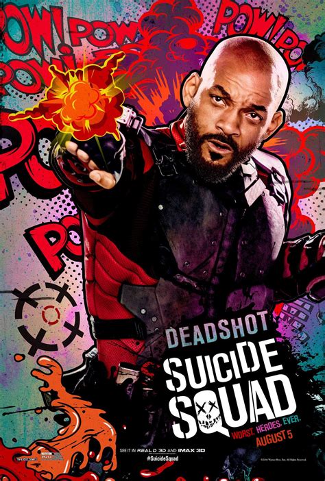 New SUICIDE SQUAD Character Posters Are Insanely Colorful