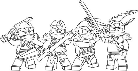 30 Free Printable Lego Ninjago Coloring Pages