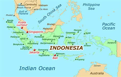 Indonesia Map Jakarta