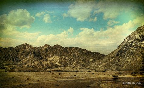 "fujairah mountains" by sunith shyam | Redbubble