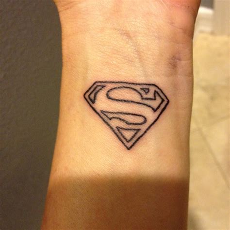 14 Graceful Superman Wrist Tattoos