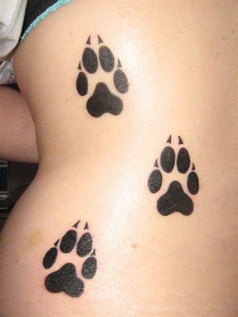 Dog Paw Print Tattoos Designs, Ideas and Meaning | Tattoos For You