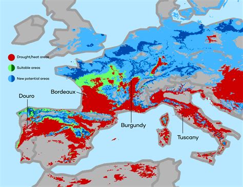 Climate Change vs Wine: A Snapshot of Year 2050 | Wine Folly