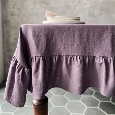 Purple Tablecloth - Etsy