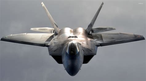 Lockheed Martin F-22 Raptor front view wallpaper - Aircraft wallpapers ...