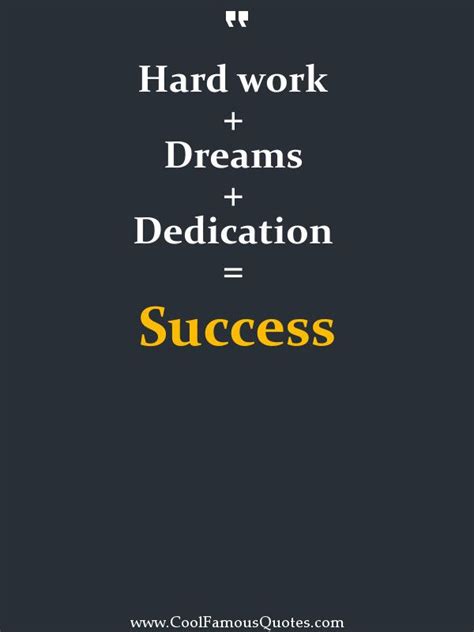 Quotes About Success And Hard Work - ShortQuotes.cc