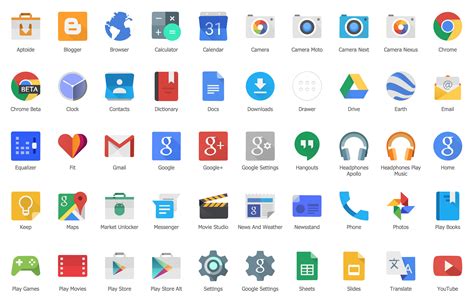 Design Elements - Android Product Icons | Android app icon, Android apps, App icon