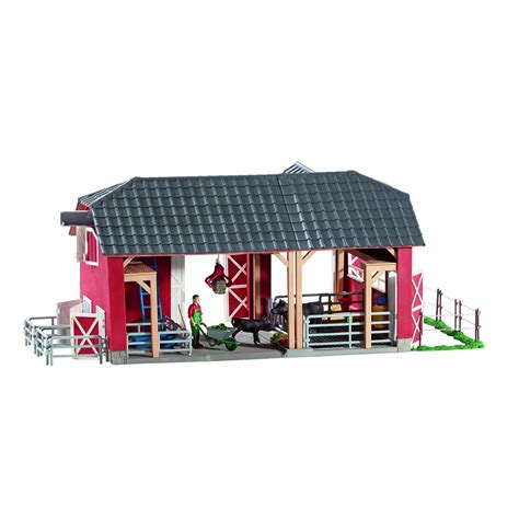 Schleich Farm World Large Red Barn with Animals Accessories Toy Figure 691166062935 | eBay