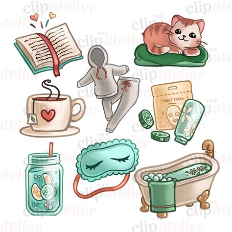 Self Care Clipart Illustrations Relaxation PNG Download Me Time Clipart, Record Player Png, Hand ...