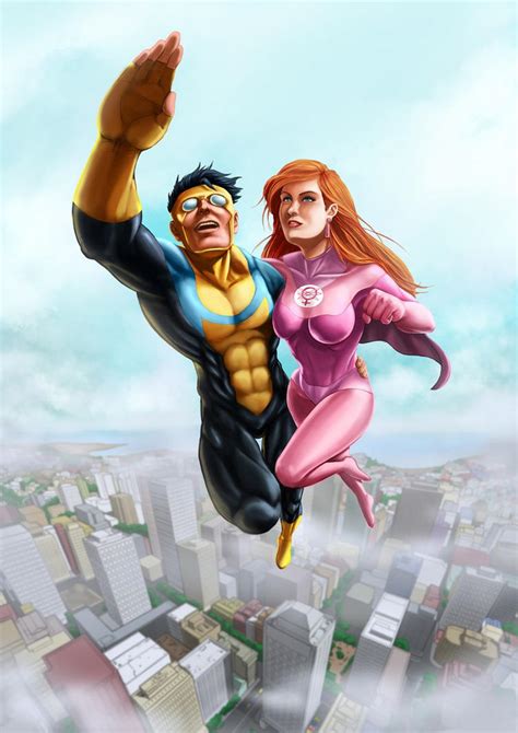 Invincible and Atom-Eve by Choppic on DeviantArt