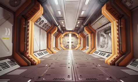 ArtStation - Space station bay