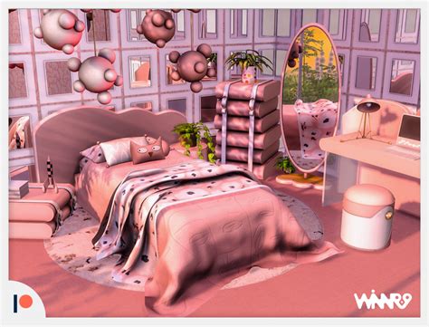 Pastel apartment: part 1🌺 | Winner9 | Sims 4 bedroom, Sims 4 beds, Teenage bedroom