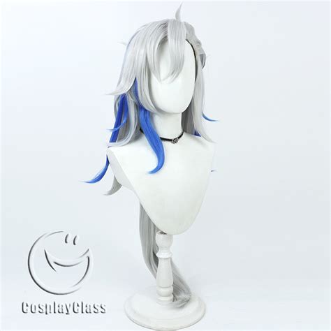 Genshin Impact Neuvillette Cosplay Wig - CosplayClass