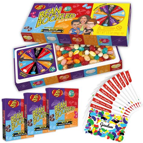 Buy GaudumJelly Belly Bean Boozled Jelly Beans Game New Edition + 3 Beanboozled Jelly Bean ...