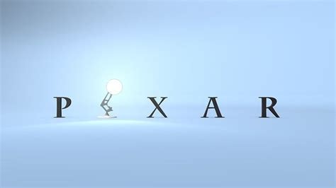 pixar logo free 3D model animated rigged | CGTrader