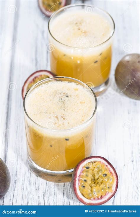 Maracuja Juice with Fresh Fruits Stock Photo - Image of studio, fruits: 42559292