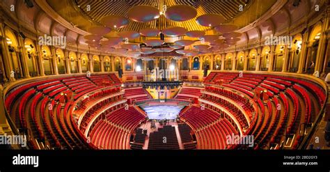 Royal albert hall inside empty hi-res stock photography and images - Alamy