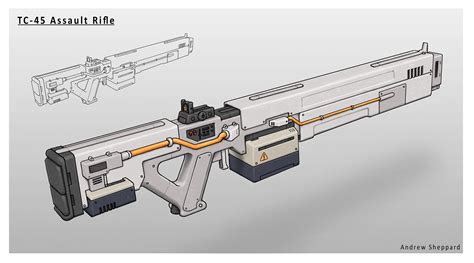 Design for a sci-fi energy weapon : r/conceptart