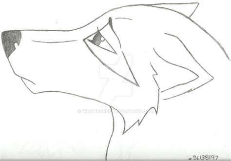 Sad Wolf Drawing by wintersred on DeviantArt