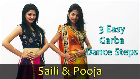 Garba Dance Steps Video | Learn 3 Easy Garba Steps For Beginners | Navaratri Garba Dance Songs ...