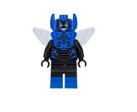 Lego MINIFIGURE Blue Beetle - Etsy