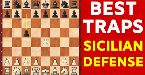 5 Best Chess Opening Traps in the Sicilian Defense Part-2