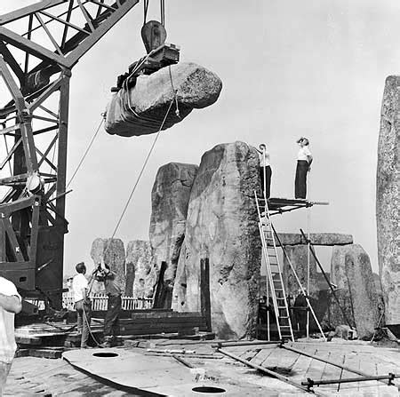 Spiritual Vigor: Stonehenge Construction In 1954 (108 Pics)