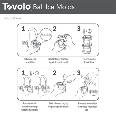 Tovolo Golf Ball Ice Molds | Set of 2