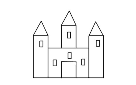 How to Draw a Castle? | Step by Step Castle Drawing for Kids