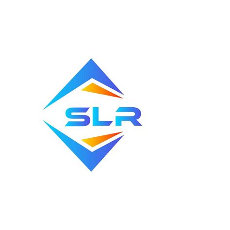 SLR abstract technology logo design on white background. SLR creative initials letter logo ...