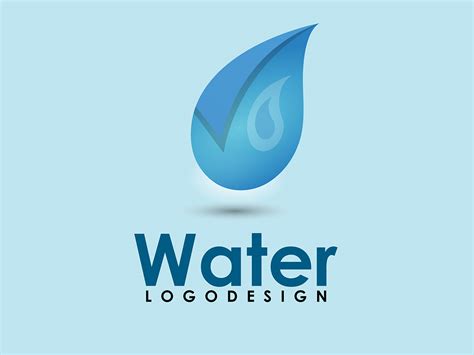 Water logo design on Behance