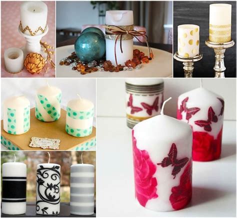 12 Elegant Ways to Decorate Plain Pillar Candles