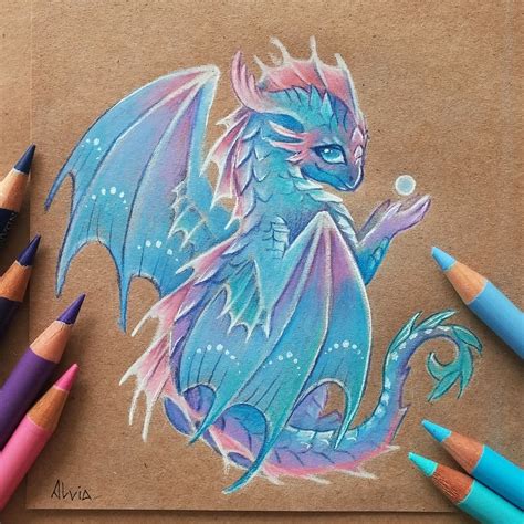 Water Dragon Drawing Easy Step By Step - Perangkat Sekolah