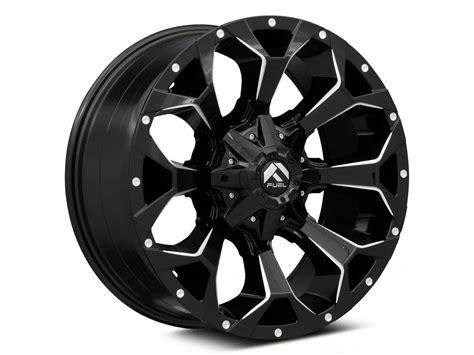 Fuel Wheels F-250 Super Duty Assault Gloss Black 8-Lug Wheel; 20x9; 20mm Offset D57620901757 (23 ...