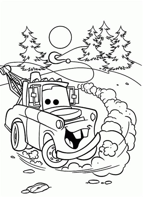 Tow Mater Coloring Pages Free - Coloring Home