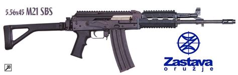 Zastava AK47 M21 Straight Pull .223 Rifles | Valmont Firearms, Aston