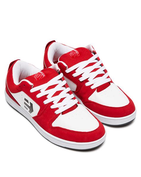 Etnies Mens Verano Shoe - Red White | SurfStitch