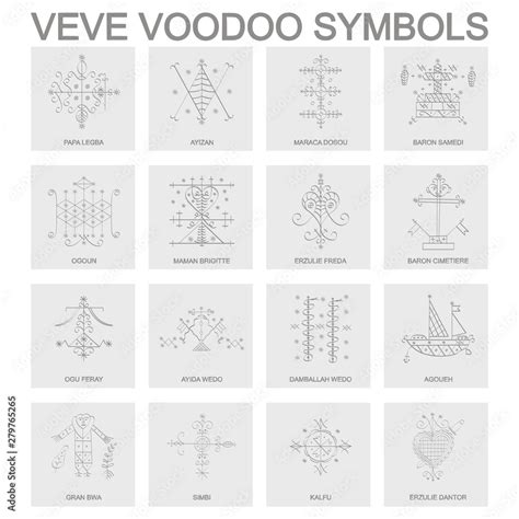 Vector icon with veve voodoo symbols Stock Vector | Adobe Stock