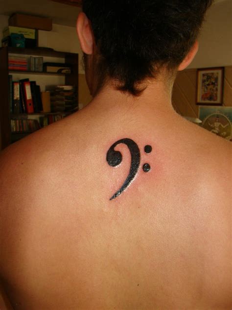 bass clef tattoo by gabrielle-1985 on DeviantArt