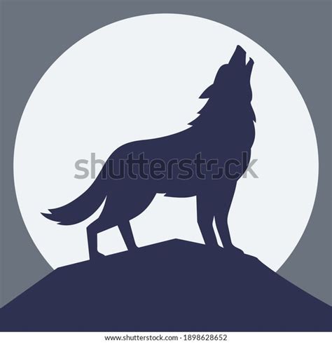 9,786 Wolf Howling Silhouette Images, Stock Photos & Vectors | Shutterstock