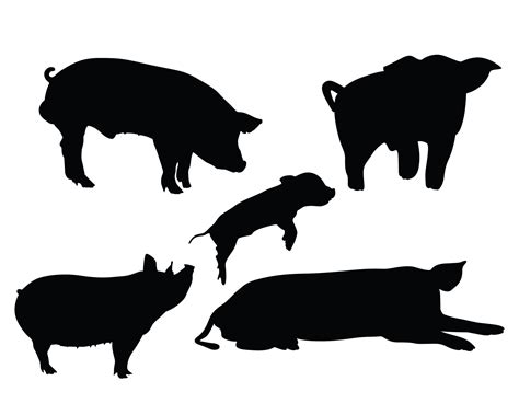 Black pig illustration 7851814 Vector Art at Vecteezy