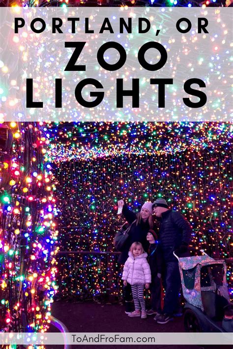 Portland ZooLights with kids at the Oregon Zoo: Holidays in Portland, OR