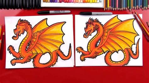 How To Draw A Dragon Art For Kids Hub | Images and Photos finder