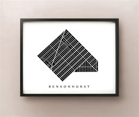 Bensonhurst Brooklyn New York City Neighborhood Art Print | Etsy