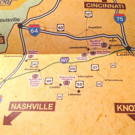 Kentucky Bourbon Trail Map Kentucky Bourbon Trail Map, Vacation Destinations, Vacations, Places ...