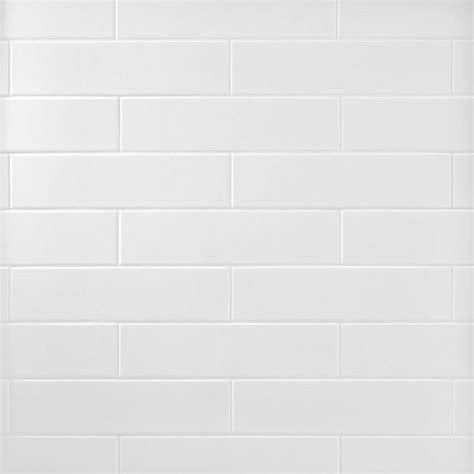 White Matte Ceramic Subway 3x12 Wall Tile for Kitchen Backsplash and B ...