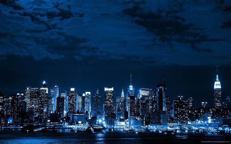 Blue City Wallpapers - Top Free Blue City Backgrounds - WallpaperAccess