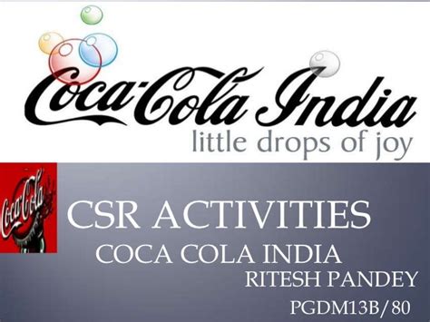 Coca Cola Csr Activities